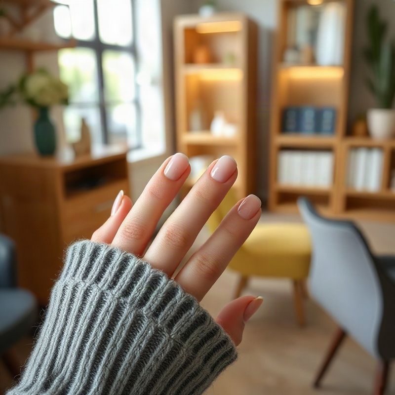 Elegantes Nageldesign im Boutique-Salon